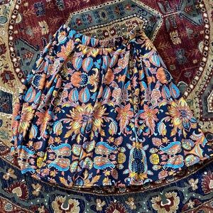 Lula Roe Multicolor Midi Skirt